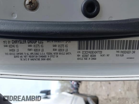 ✅ 2014 Dodge Challenger Rallye Redline • VIN: 2C3CDYAG9EH247729 • Lot: 42109635. Wystawiony na IAAI z przebiegiem 109 564 mil. Bezpłatny archiwum sprzedaży aukcyjnych z USA i szczegółowy raport historii pojazdu na DreamBid. Zdjęcie 9.