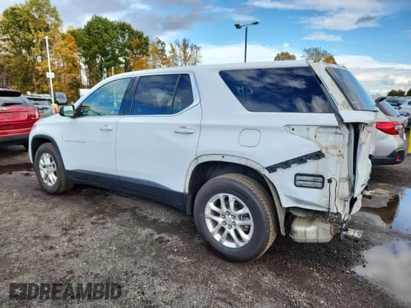 2019 Chevrolet Traverse LS с VIN 1GNEVFKW3KJ241986, выставлен на аукционе Copart как лот 82528545 с пробегом 42 682 миль миль и Списание • Salvage title. История ставок и продаж доступна на DreamBid. Изображение 2.