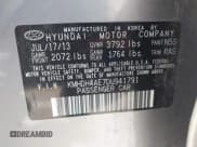 ✅ 2013 Hyundai Elantra GLS • VIN: KMHDH4AE7DU941791 • Lot: 43486485. Listed on IAAI with 154,936 mi. Free auction sales archive from the USA and detailed vehicle history report at DreamBid. Image 9.