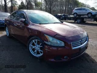 ✅ 2012 Nissan Maxima SV • VIN: 1N4AA5AP4CC846196 • Lot: 41818503. Listed on IAAI with 176,880 mi. Free auction sales archive from the USA and detailed vehicle history report at DreamBid. Image 1.