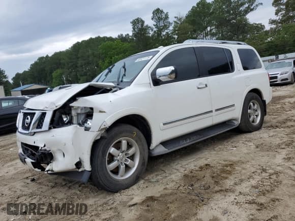 ✅ 2010 Nissan Armada SE • VIN: 5N1AA0NC8AN608756 • Лот: 60121175. Опубликован ранее на Copart с пробегом 211 525 миль. Бесплатный доступ к архиву аукционных продаж из США и подробный отчёт об истории автомобиля на DreamBid. Изображение 1.