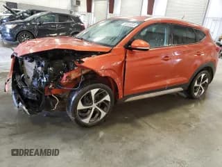 ✅ 2017 Hyundai Tucson Sport • VIN: KM8J3CA21HU424638 • Лот: 80035895. Опубликован ранее на Copart с пробегом 102 672 миль. Бесплатный доступ к архиву аукционных продаж из США и подробный отчёт об истории автомобиля на DreamBid. Изображение 1.