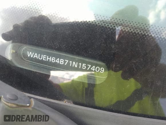 ✅ 2001 Audi A6 • VIN: WAUEH64B71N157409 • Lot: 42287483. Listed on IAAI with 200,426 mi. Free auction sales archive from the USA and detailed vehicle history report at DreamBid. Image 9.