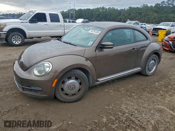 ✅ 2012 Volkswagen Beetle 2.5L • VIN: 3VWJX7ATXCM620130 • Lot: 94797455. Listed on Copart with Not provided. Free auction sales archive from the USA and detailed vehicle history report at DreamBid. Image 1.