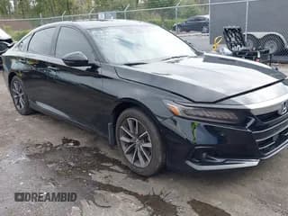 ✅ 2021 Honda Accord EX-L • VIN: 1HGCV1F51MA017754 • Лот: 43346654. Опубликован ранее на IAAI с пробегом 81 828 миль. Бесплатный доступ к архиву аукционных продаж из США и подробный отчёт об истории автомобиля на DreamBid. Изображение 1.