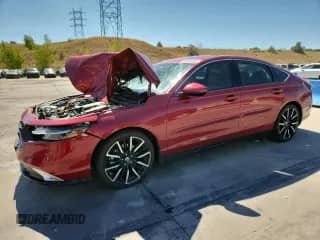 2023 Honda Accord Touring z VIN 1HGCY2F80PA003680, wystawiony jako Copart lot #69835495 z przebiegiem 43 843 mil mil oraz Szkoda całkowita • Salvage title. Historia ofert i sprzedaży dostępna na DreamBid. Obrazek 1.