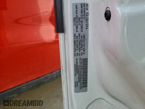 ✅ 2022 Ram ProMaster City Cargo Tradesman • VIN: ZFBHRFAB9N6X63038 • Lot: 95324205. Listed on Copart with 43,333 mi. Free auction sales archive from the USA and detailed vehicle history report at DreamBid. Image 14.