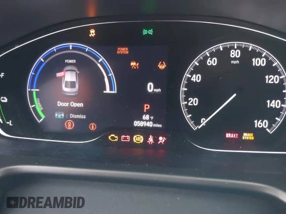 2021 Honda Accord Touring with VIN 1HGCV3F9XMA013300, listed as a IAAI auction lot 43235073 with 58,940 mi miles and . Bid and sale history available at DreamBid. Image 7.