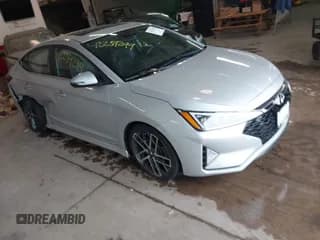✅ 2019 Hyundai Elantra Sport • VIN: KMHD04LB0KU887208 • Lot: 42259299. Listed on IAAI with 104,142 mi. Free auction sales archive from the USA and detailed vehicle history report at DreamBid. Image 1.
