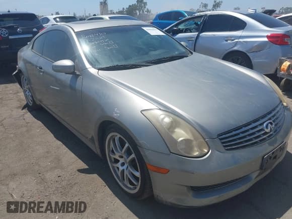✅ 2006 Infiniti G35 • VIN: JNKCV54E76M704875 • Lot: 43066839. Listed on IAAI with 53,545 mi. Free auction sales archive from the USA and detailed vehicle history report at DreamBid. Image 1.