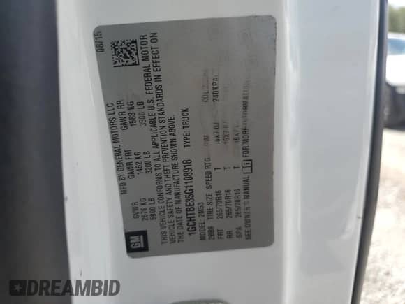 2016 Chevrolet Colorado 4WD WT с VIN 1GCHTBE35G1108918, выставлен на аукционе Copart как лот 72496914 с пробегом 95 142 миль миль и Списание • Salvage title. История ставок и продаж доступна на DreamBid. Изображение 12.