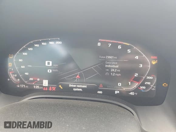 ✅ 2020 BMW M8 • VIN: WBSAE0C08LCD77532 • Lot: 51166005. Listed on Copart with 23,661 mi. Free auction sales archive from the USA and detailed vehicle history report at DreamBid. Image 9.