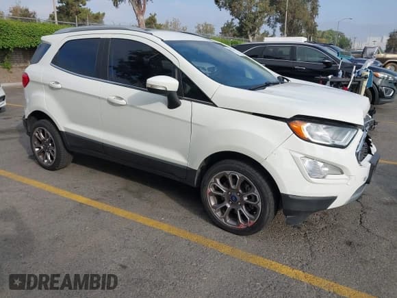 ✅ 2019 Ford EcoSport Titanium • VIN: MAJ6S3KL4KC307708 • Лот: 43377477. Опубликован ранее на IAAI с пробегом 71 203 миль. Бесплатный доступ к архиву аукционных продаж из США и подробный отчёт об истории автомобиля на DreamBid. Изображение 1.