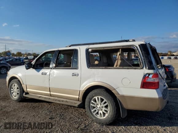 ✅ 2014 Ford Expedition Max King Ranch • VIN: 1FMJK1J57EEF52387 • Лот: 90701415. Опубликован ранее на Copart с пробегом 130 404 миль. Бесплатный доступ к архиву аукционных продаж из США и подробный отчёт об истории автомобиля на DreamBid. Изображение 2.