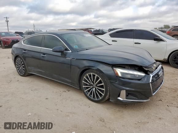 ✅ 2020 Audi A5 Sportback Premium Plus • VIN: WAUCNCF50LA016326 • Lot: 81745115. Listed on Copart with 50,885 mi. Free auction sales archive from the USA and detailed vehicle history report at DreamBid. Image 4.