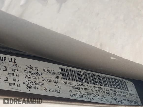 ✅ 2010 Dodge 1500 TRX • VIN: 1D7RV1GT7AS119612 • Lot: 42426838. Wystawiony na IAAI z przebiegiem Nie podano. Bezpłatny archiwum sprzedaży aukcyjnych z USA i szczegółowy raport historii pojazdu na DreamBid. Zdjęcie 9.