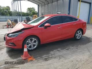 2016 Chevrolet Cruze Premier with VIN 1G1BG5SM5G7294880, listed as a Copart auction lot 66665485 with 164,829 mi miles and Salvage title. Bid and sale history available at DreamBid. Image 1.