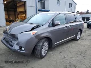 ✅ 2013 Toyota Sienna Limited • VIN: 5TDDK3DC6DS070140 • Lot: 91505605. Listed on Copart with 265,817 mi. Free auction sales archive from the USA and detailed vehicle history report at DreamBid. Image 1.