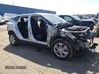 2020 Chevrolet Blazer LT with VIN 3GNKBCRS0LS723974, listed as a Copart auction lot 58945544 with Not provided miles and Non repairable. Bid and sale history available at DreamBid. Image 4.