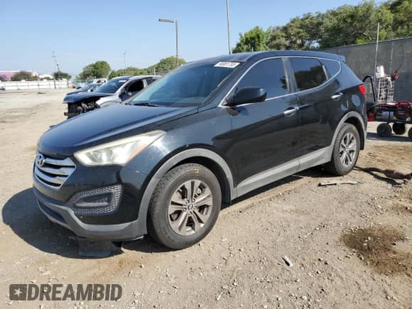 2013 Hyundai Santa Fe Sport with VIN 5XYZTDLB0DG026326, listed as a Copart auction lot 90081785 with 173,011 mi miles and Salvage title. Bid and sale history available at DreamBid. Image 1.