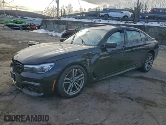 ✅ 2019 BMW 7 Series 740i xDrive • VIN: WBA7E4C59KGV70021 • Lot: 95482355. Listed on Copart with Not provided. Free auction sales archive from the USA and detailed vehicle history report at DreamBid. Image 1.