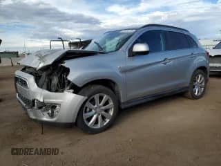 2013 Mitsubishi Outlander SE with VIN 4A4AR4AU3DE010963, listed as a Copart auction lot 80150795 with 201,602 mi miles and Salvage title. Bid and sale history available at DreamBid. Image 1.