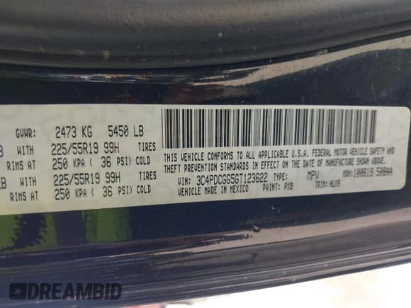 ✅ 2016 Dodge Journey Crossroad • VIN: 3C4PDCGG5GT123622 • Лот: 42751236. Опубликован ранее на IAAI с пробегом 128 796 миль. Бесплатный доступ к архиву аукционных продаж из США и подробный отчёт об истории автомобиля на DreamBid. Изображение 9.