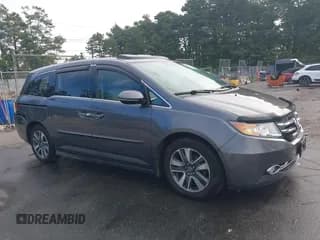 ✅ 2015 Honda Odyssey Touring Elite • VIN: 5FNRL5H9XFB041101 • Лот: 43063363. Опубликован ранее на IAAI с пробегом 162 011 миль. Бесплатный доступ к архиву аукционных продаж из США и подробный отчёт об истории автомобиля на DreamBid. Изображение 1.