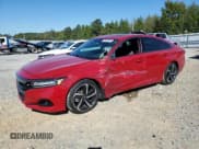 ✅ 2021 Honda Accord Sport • VIN: 1HGCV2F31MA033697 • Lot: 89544555. Listed on Copart with 33,058 mi. Free auction sales archive from the USA and detailed vehicle history report at DreamBid. Image 1.