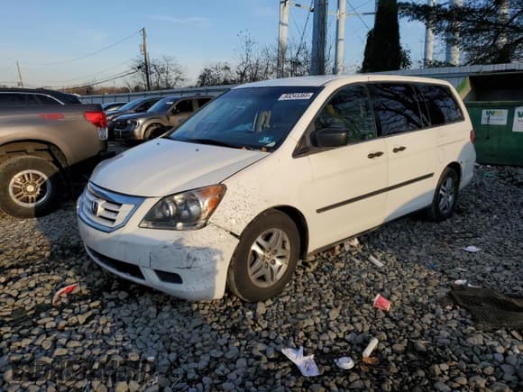 ✅ 2010 Honda Odyssey LX • VIN: 5FNRL3H20AB005028 • Lot: 93243365. Listed on Copart with 196,532 mi. Free auction sales archive from the USA and detailed vehicle history report at DreamBid. Image 1.