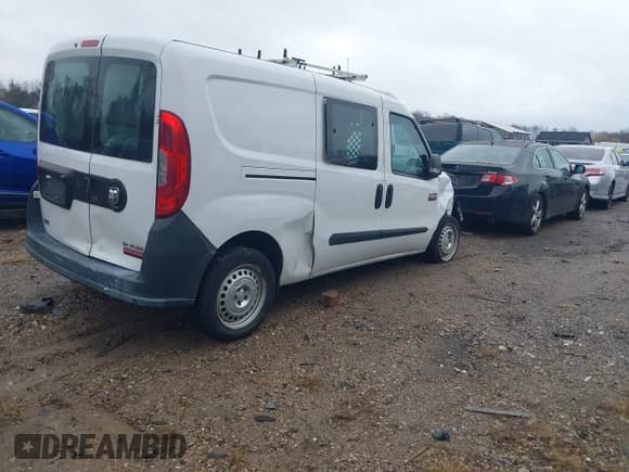 ✅ 2015 Ram ProMaster City Cargo Tradesman • VIN: ZFBERFAT6F6A76664 • Lot: 43801277. Listed on IAAI with 224,483 mi. Free auction sales archive from the USA and detailed vehicle history report at DreamBid. Image 4.