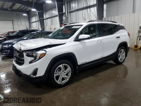 ✅ 2019 GMC Terrain SLE • VIN: 3GKALTEV2KL107689 • Лот: 85507145. Опубликован ранее на Copart с пробегом 107 775 миль. Бесплатный доступ к архиву аукционных продаж из США и подробный отчёт об истории автомобиля на DreamBid. Изображение 1.