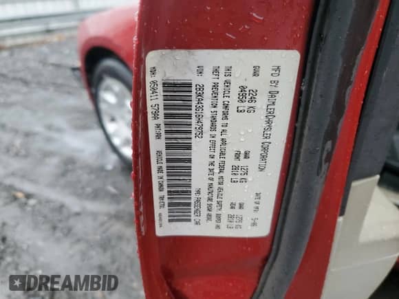 2006 Dodge Charger с VIN 2B3KA43G16H479752, выставлен на аукционе Copart как лот 81763344 с пробегом 172 618 миль миль и Списание • Salvage title. История ставок и продаж доступна на DreamBid. Изображение 12.