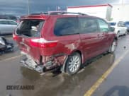 ✅ 2015 Toyota Sienna Limited • VIN: 5TDDK3DC6FS102345 • Lot: 42259242. Listed on IAAI with 77,110 mi. Free auction sales archive from the USA and detailed vehicle history report at DreamBid. Image 4.