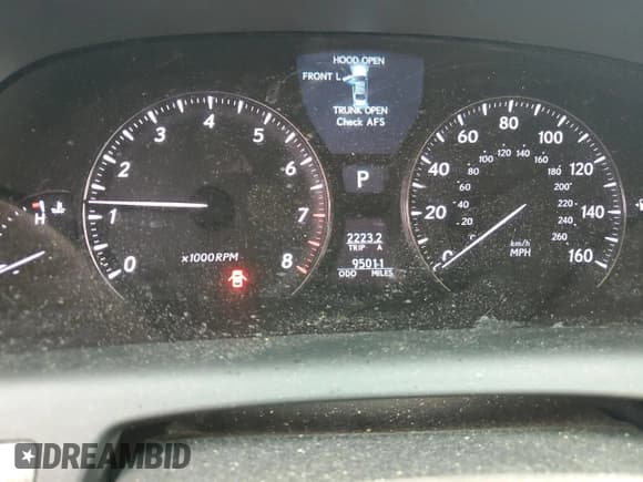 ✅ 2010 Lexus LS 460 • VIN: JTHCL5EF4A5008717 • Lot: 66685175. Wystawiony na Copart z przebiegiem 95 011 mil. Bezpłatny archiwum sprzedaży aukcyjnych z USA i szczegółowy raport historii pojazdu na DreamBid. Zdjęcie 9.