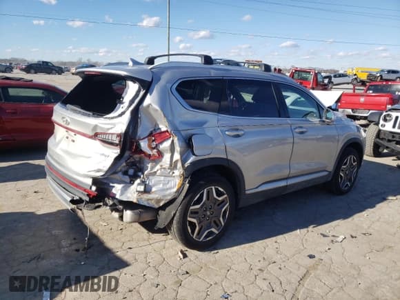 ✅ 2022 Hyundai Santa Fe SEL Convenience • VIN: KM8S6DA2XNU029189 • Lot: 73488262. Listed on Copart with 26,955 mi. Free auction sales archive from the USA and detailed vehicle history report at DreamBid. Image 3.