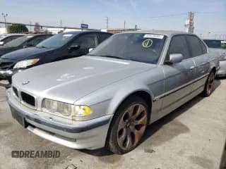 ✅ 2001 BMW 7 Series 740i • VIN: WBAGG83451DN84085 • Lot: 43478885. Listed on Copart with Not provided. Free auction sales archive from the USA and detailed vehicle history report at DreamBid. Image 1.