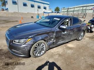 ✅ 2017 Genesis G80 3.8L • VIN: KMHGN4JEXHU168942 • Lot: 84287385. Listed on Copart with 51,858 mi. Free auction sales archive from the USA and detailed vehicle history report at DreamBid. Image 1.