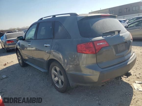 ✅ 2007 Acura MDX Sport • VIN: 2HNYD28827H541466 • Lot: 86834455. Listed on Copart with 173,749 mi. Free auction sales archive from the USA and detailed vehicle history report at DreamBid. Image 2.