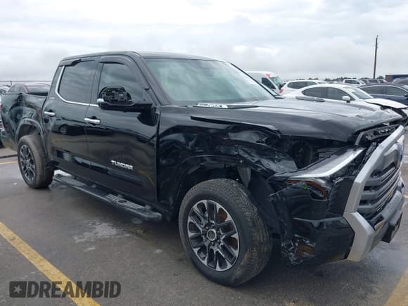 ✅ 2024 Toyota Tundra Limited Hybrid • VIN: 5TFJC5DB6RX050717 • Lot: 42463109. Listed on IAAI with 11,336 mi. Free auction sales archive from the USA and detailed vehicle history report at DreamBid. Image 1.