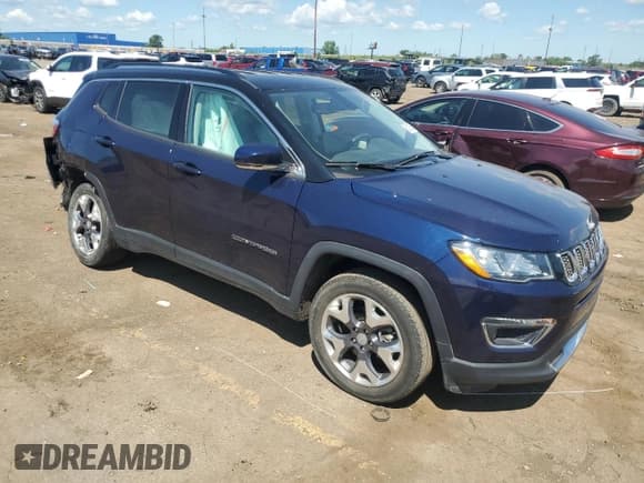 ✅ 2020 Jeep Compass Limited • VIN: 3C4NJDCBXLT163897 • Lot: 63123355. Wystawiony na Copart z przebiegiem 23 706 mil. Bezpłatny archiwum sprzedaży aukcyjnych z USA i szczegółowy raport historii pojazdu na DreamBid. Zdjęcie 4.