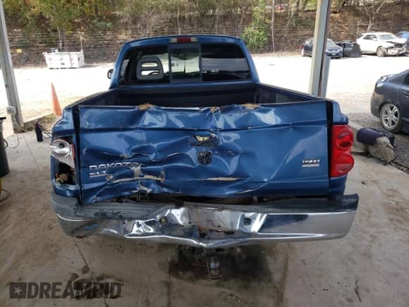 2005 Dodge Dakota SLT with VIN 1D7HW48N85S112443, listed as a Copart auction lot 79257864 with 194,022 mi miles and Salvage title. Bid and sale history available at DreamBid. Image 6.
