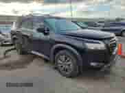 2023 Nissan Pathfinder SV with VIN 5N1DR3BA8PC255028, listed as a Copart auction lot 82444095 with 43,313 mi miles and Salvage title. Bid and sale history available at DreamBid. Image 4.