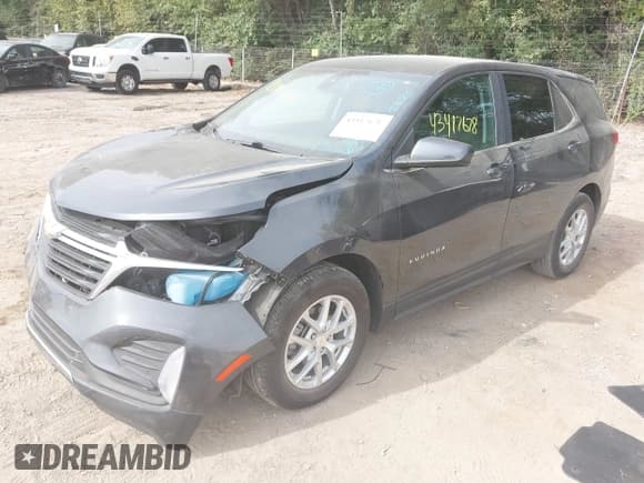 ✅ 2022 Chevrolet Equinox LT • VIN: 2GNAXKEV2N6154487 • Лот: 43417678. Опубликован ранее на IAAI с пробегом 20 757 миль. Бесплатный доступ к архиву аукционных продаж из США и подробный отчёт об истории автомобиля на DreamBid. Изображение 2.