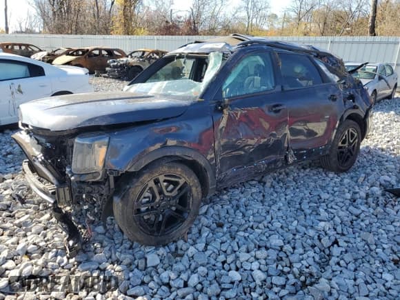 ✅ 2025 Kia Telluride SX-Prestige X-Line • VIN: 5XYP5DGC6SG606844 • Lot: 91716845. Wystawiony na Copart z przebiegiem 17 025 mil. Bezpłatny archiwum sprzedaży aukcyjnych z USA i szczegółowy raport historii pojazdu na DreamBid. Zdjęcie 1.