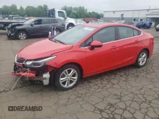 ✅ 2017 Chevrolet Cruze LT • VIN: 1G1BH5SE7H7199177 • Lot: 56838695. Listed on Copart with 107,596 mi. Free auction sales archive from the USA and detailed vehicle history report at DreamBid. Image 1.