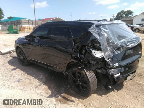 2020 Chevrolet Blazer RS z VIN 3GNKBERS4LS684818, wystawiony jako IAAI lot #42794067 z przebiegiem 63 312 mil mil oraz . Historia ofert i sprzedaży dostępna na DreamBid. Obrazek 3.