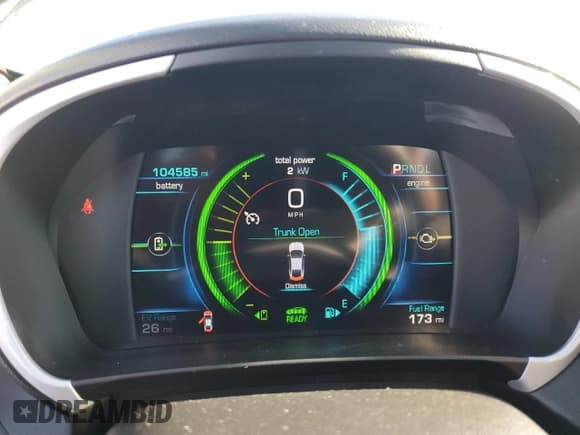 ✅ 2017 Chevrolet Volt LT • VIN: 1G1RC6S57HU212028 • Lot: 83482824. Wystawiony na Copart z przebiegiem 104 585 mil. Bezpłatny archiwum sprzedaży aukcyjnych z USA i szczegółowy raport historii pojazdu na DreamBid. Zdjęcie 9.