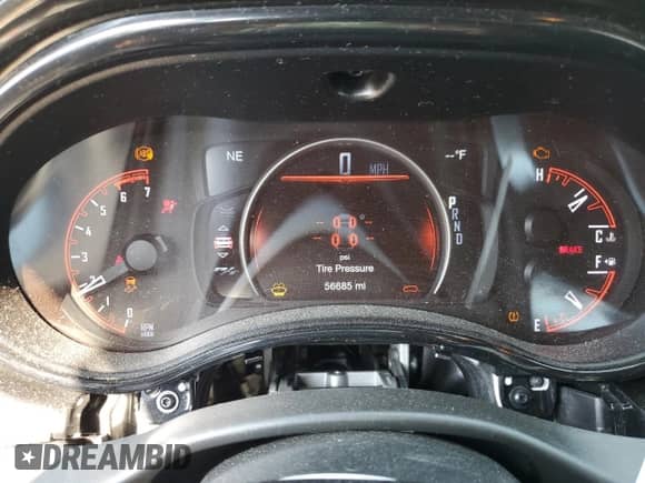 2022 Dodge Durango R/T with VIN 1C4SDHCTXNC103109, listed as a Copart auction lot 53289255 with 56,685 mi miles and Salvage title. Bid and sale history available at DreamBid. Image 9.