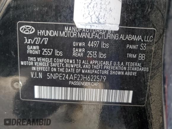 ✅ 2018 Hyundai Sonata SE • VIN: 5NPE24AF2JH622579 • Лот: 48832673. Опубликован ранее на Copart с пробегом 25 634 миль. Бесплатный доступ к архиву аукционных продаж из США и подробный отчёт об истории автомобиля на DreamBid. Изображение 14.